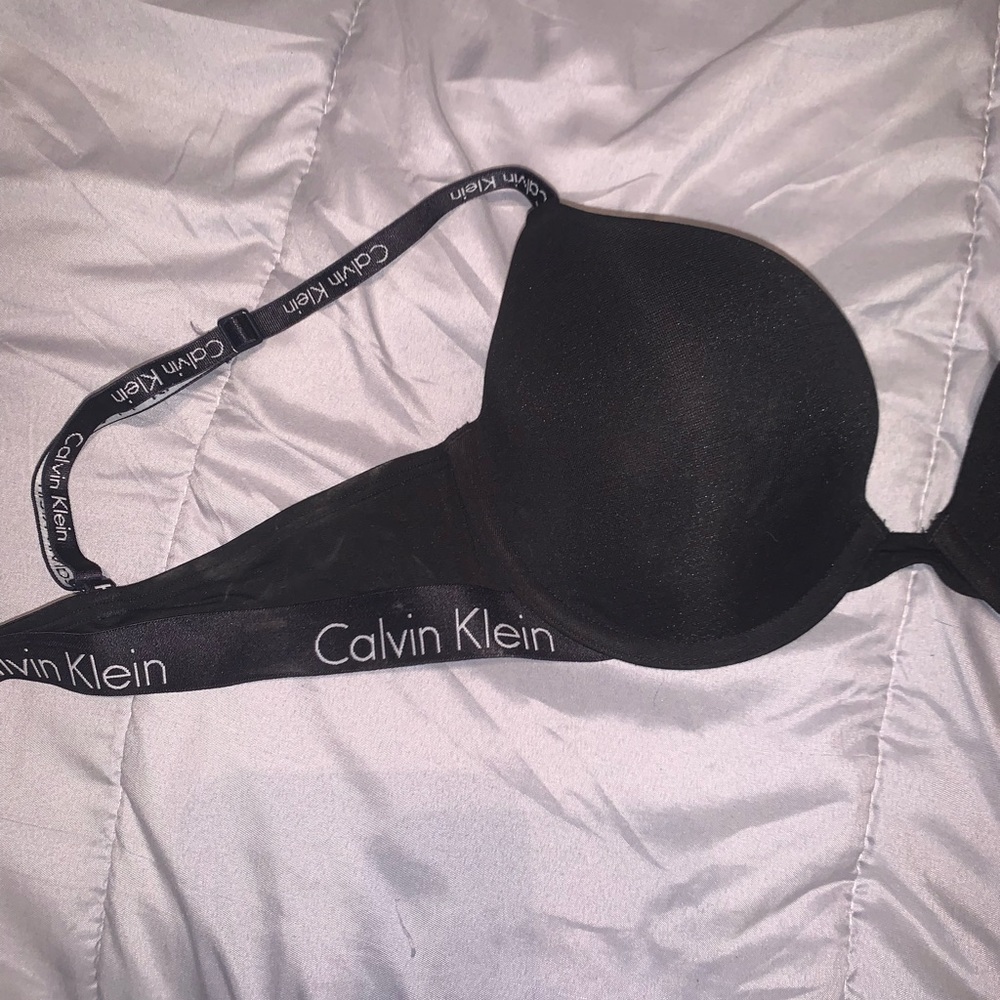 black calvin klein bra